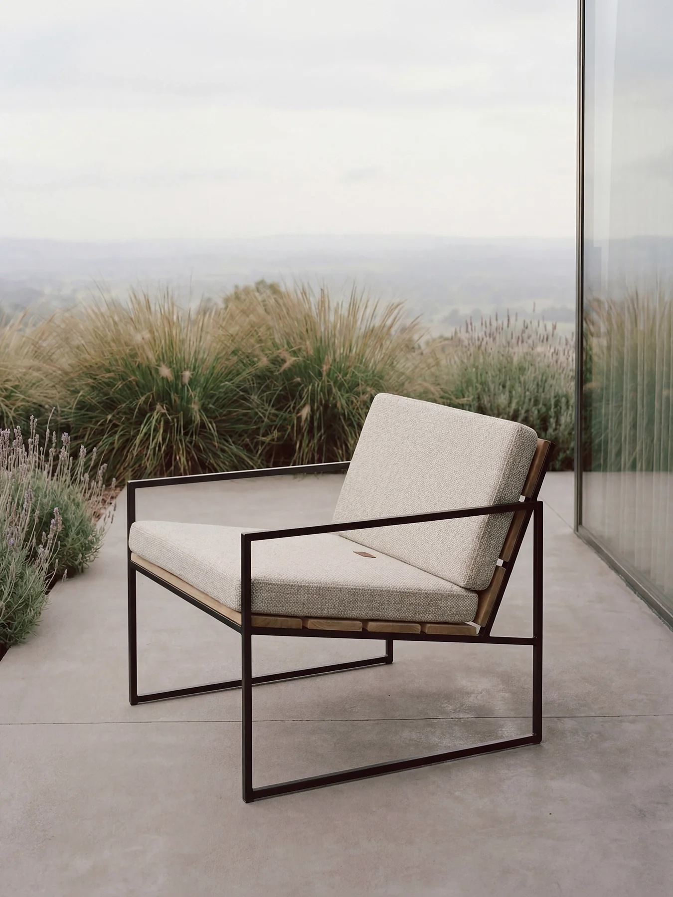 Arvid Outdoor Lounge Cushion - Oat - Image 3