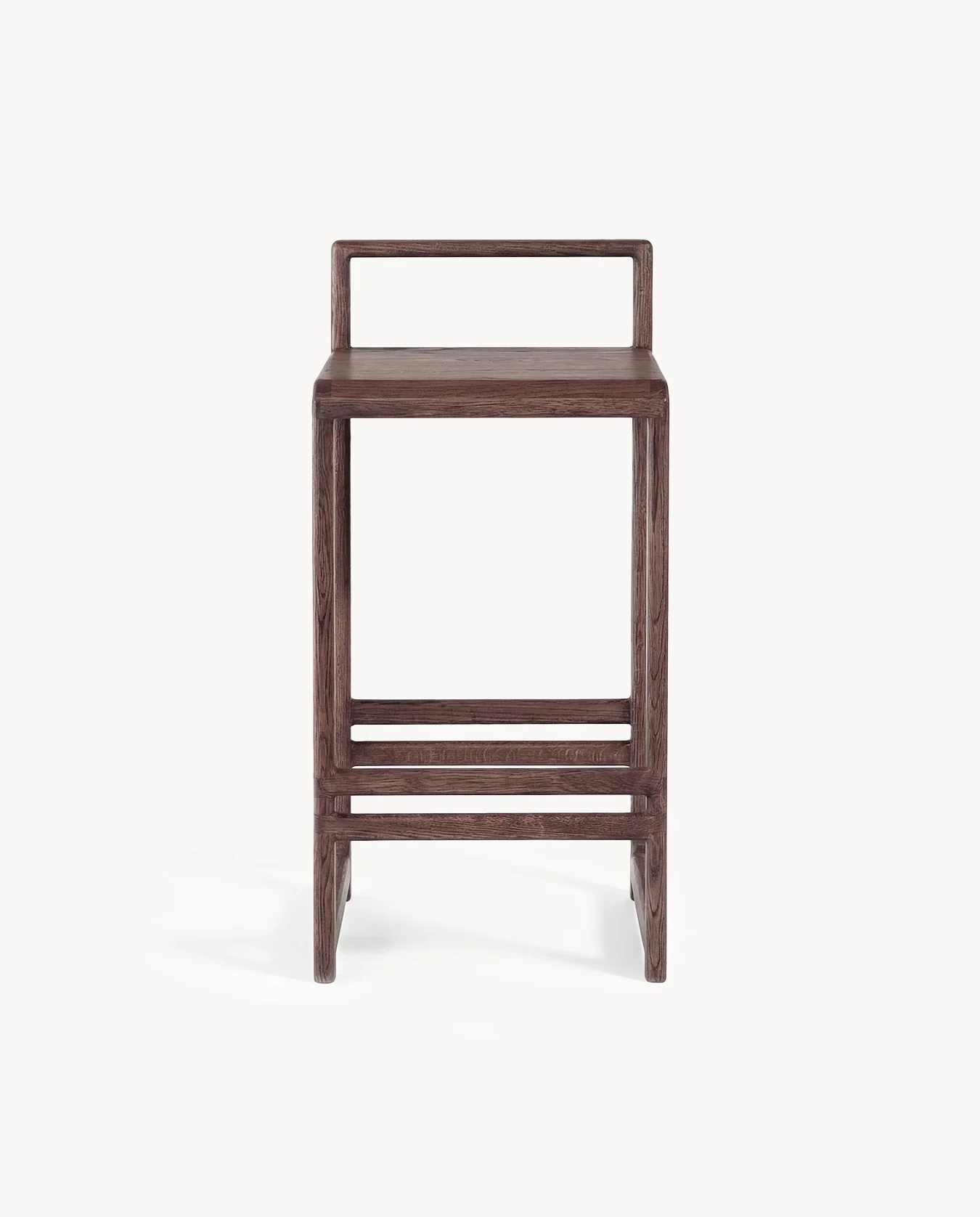 Oak Bar Stool Ebba – Dark Oak Frame - Image 4