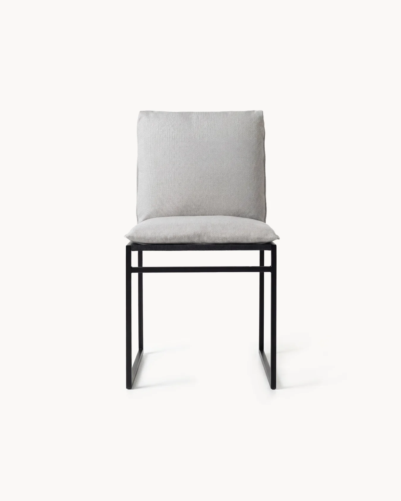 Outdoor chair Isa - Black Frame - Marble Acrylic Cushion - Image 4