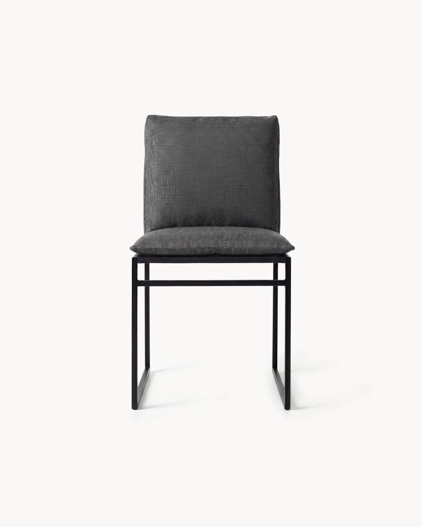 Outdoor chair Isa - Black Frame - Onyx Acrylic Cushion - Image 4