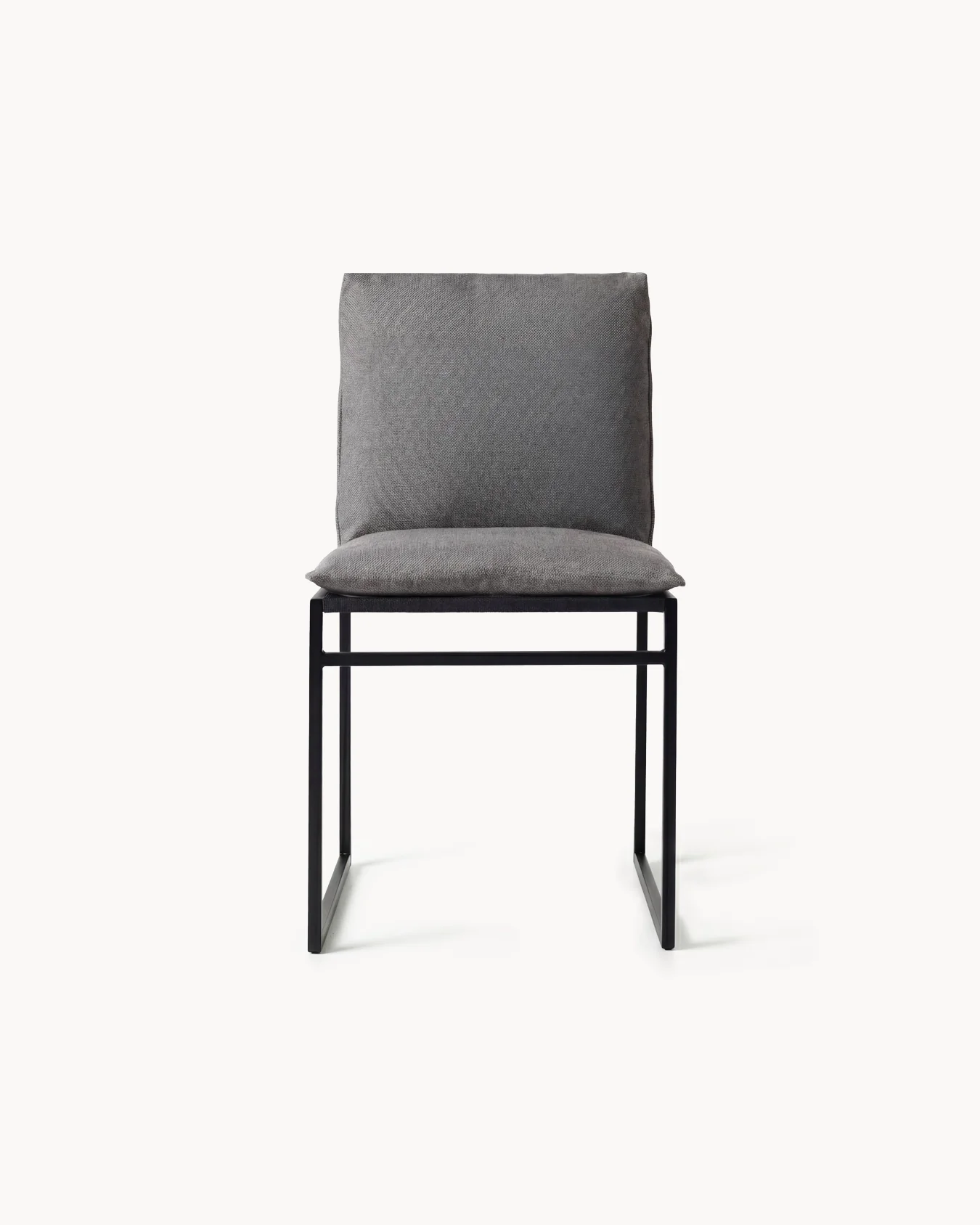 Outdoor chair Isa - Black Frame - Fossil Acrylic Cushion - Image 4