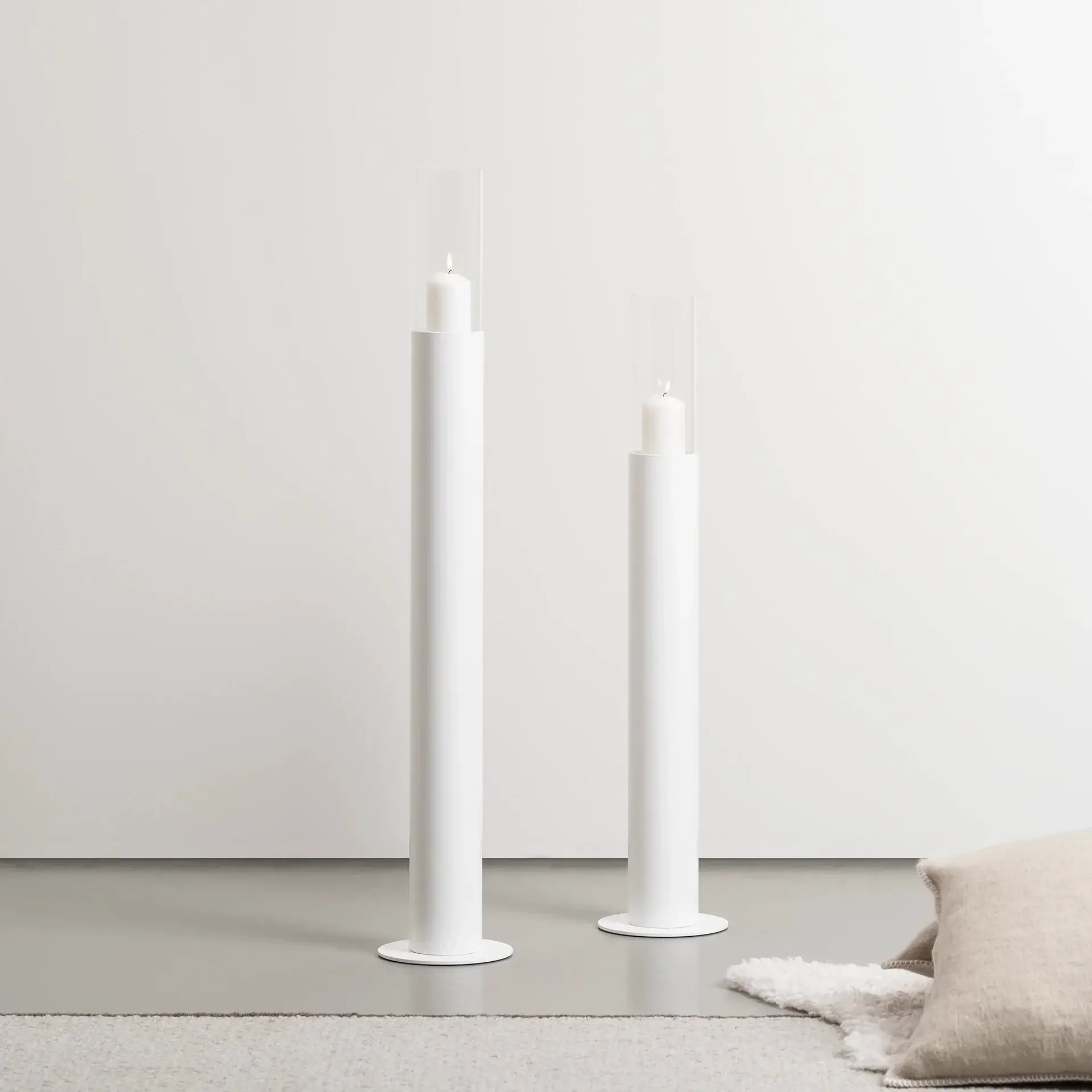 Candleholder Thomas – Set of 2 – White Frame - Image 7