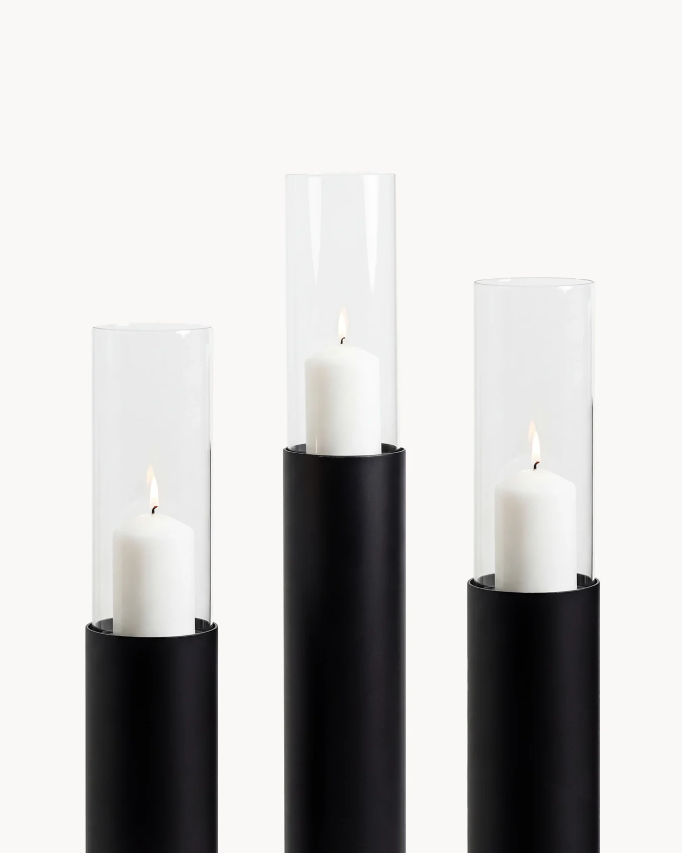 Candleholder Thomas – Set of 3 – Black Frame - Image 3