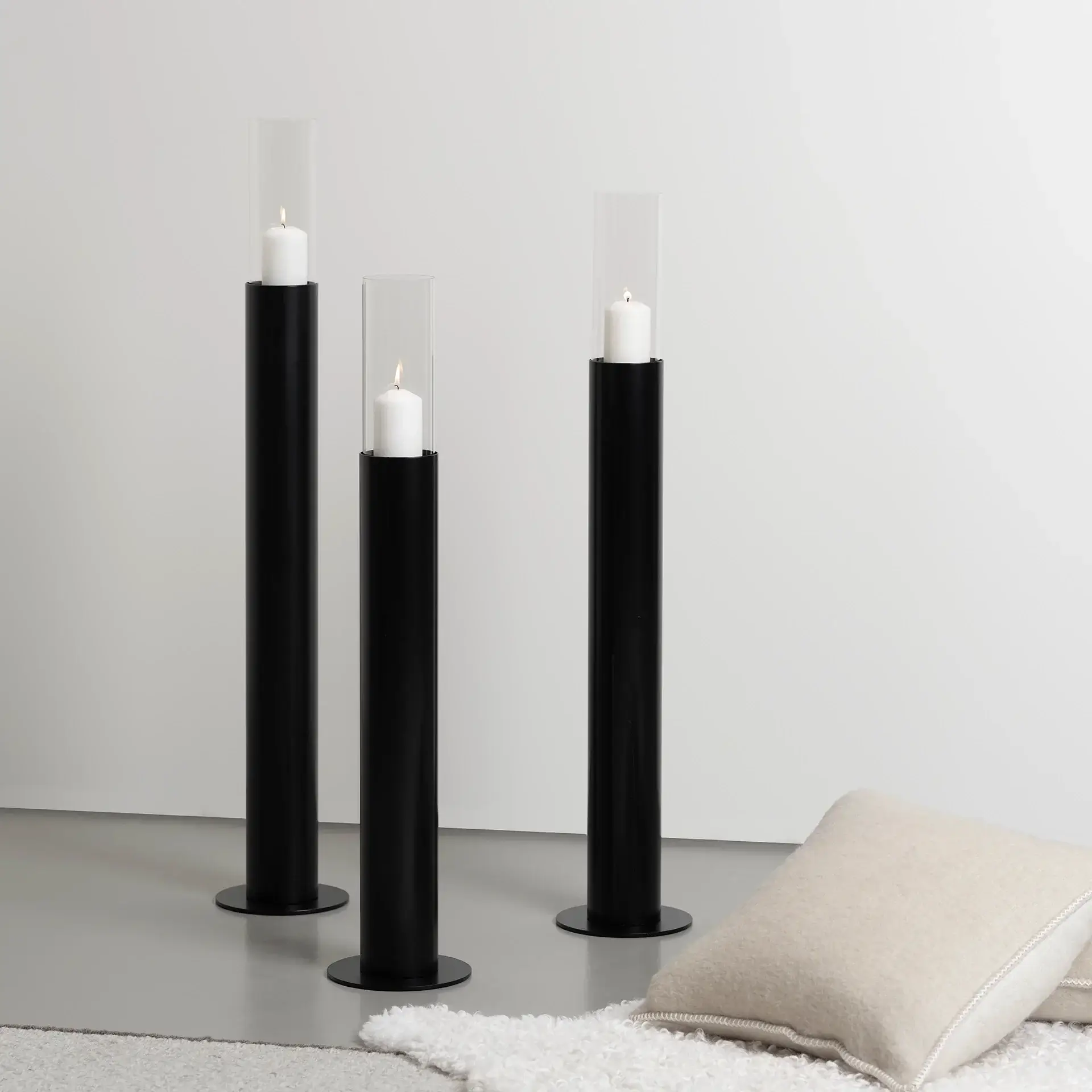 Candleholder Thomas – Set of 3 – Black Frame - Image 5