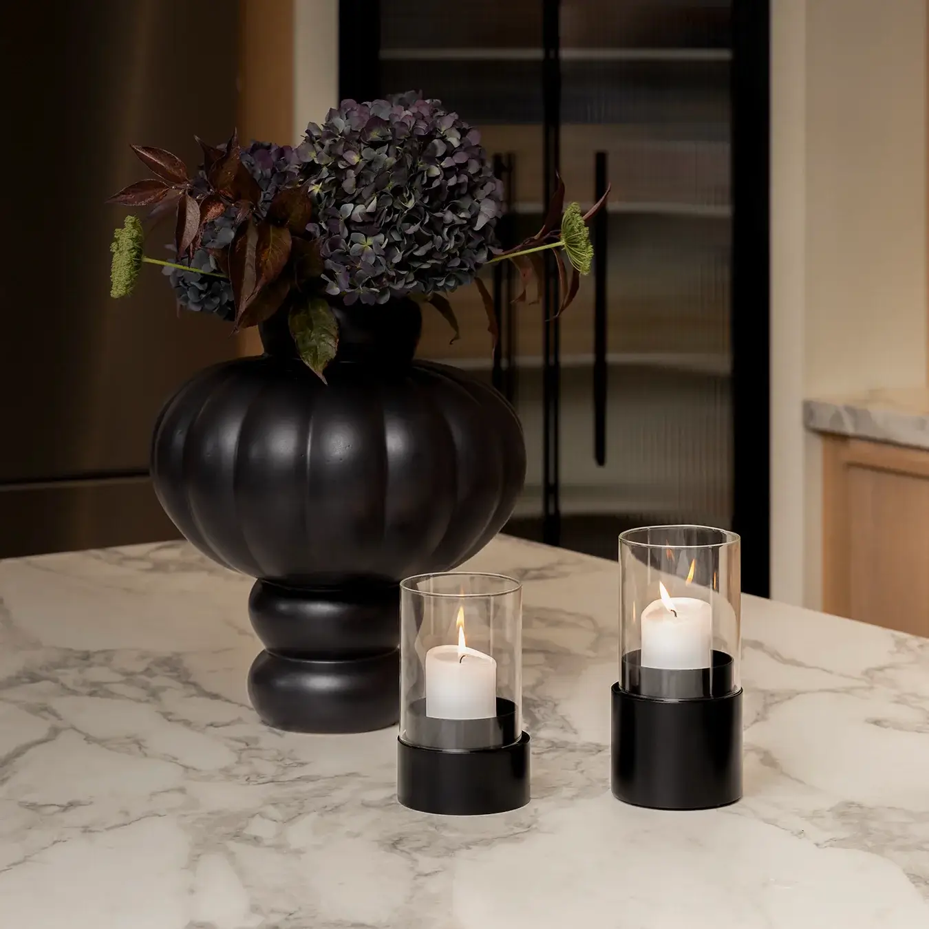 Candleholder Tom – Set of 2 – Black - Image 3
