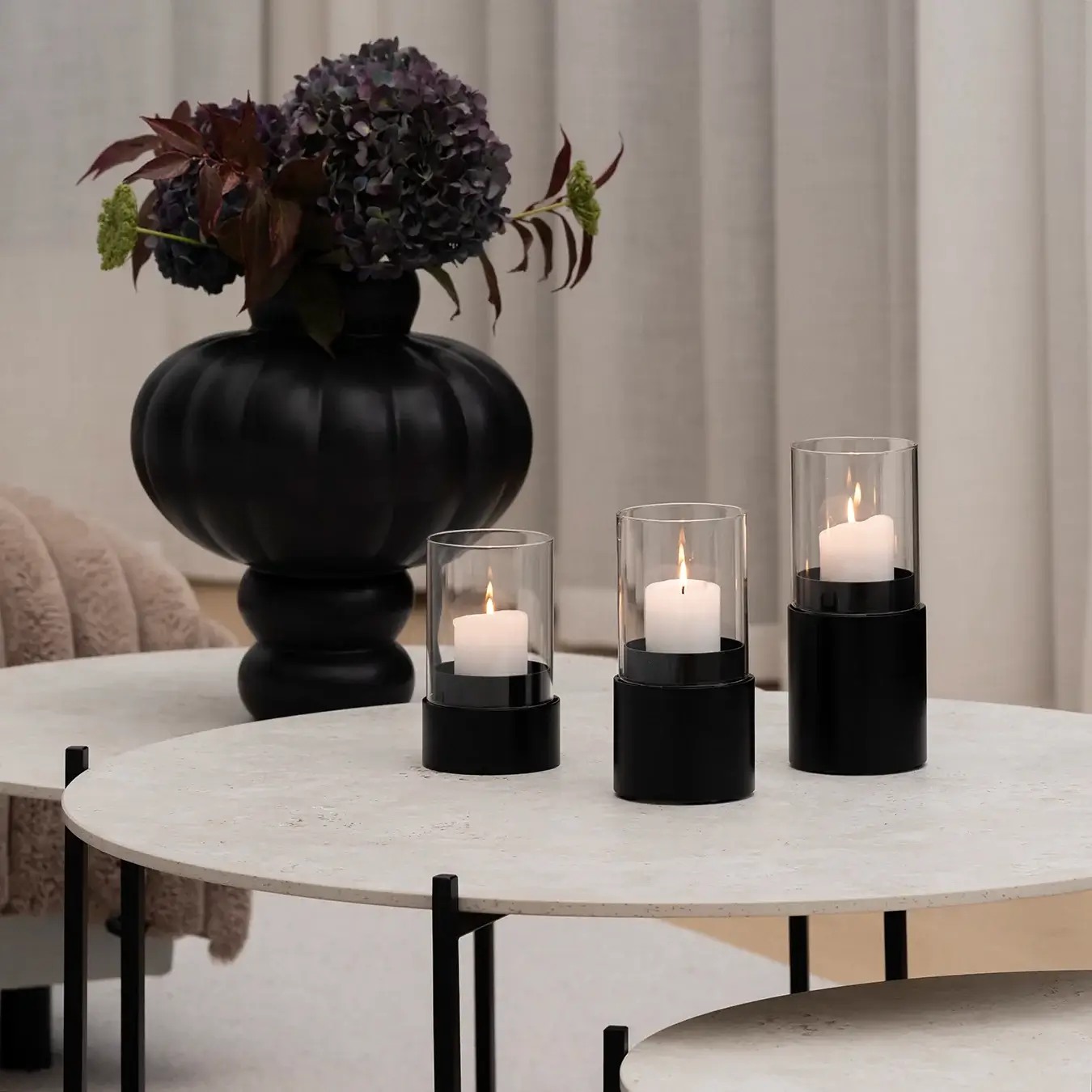 Candleholder Tom - 3set - Black - Image 3